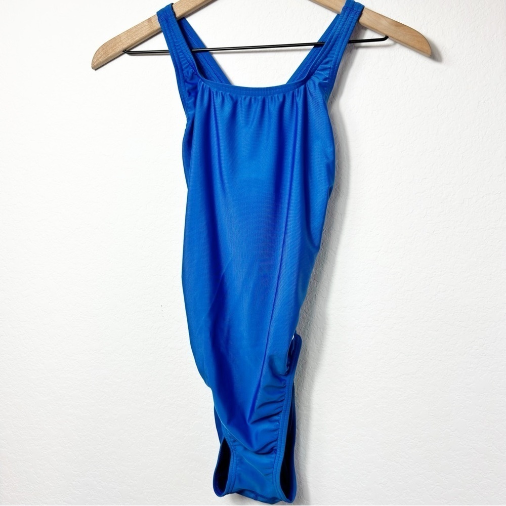 SPEEDO TEAM BLUE WOMEN ONE PIECE SWIMSUIT SIZE 12/38 BRAND NEW WITH TAGS
